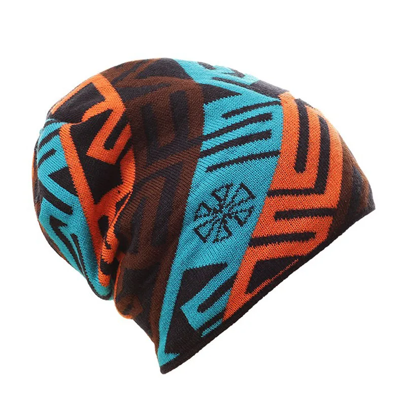 Autumn Winter Ski Hats Male Thermal Outdoor Skiing Hat Fleece Hat