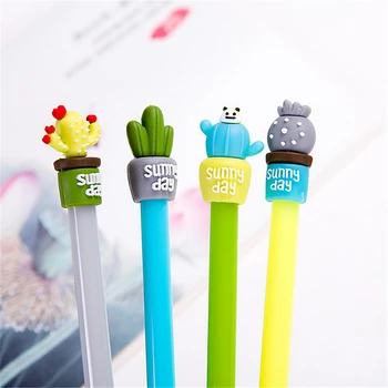 

TOMTOSH 1 cute pen / student creative super Meng good look black pen Office & School Supplies/4 colors can be selected