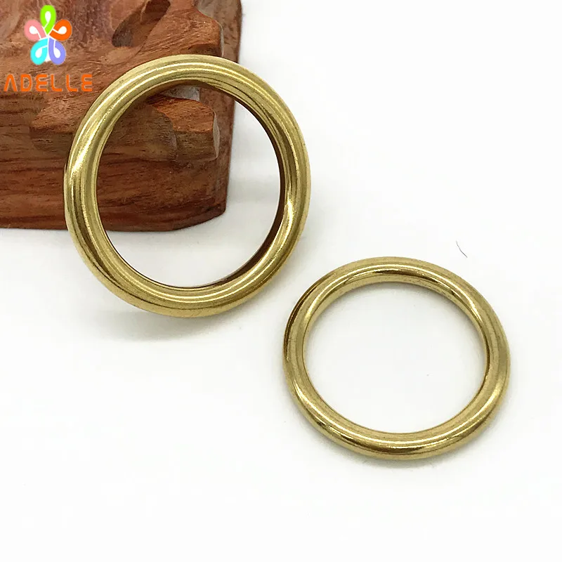5 шт. цельное Латунное уплотнительное кольцо бесшовное круглое 10 размеров