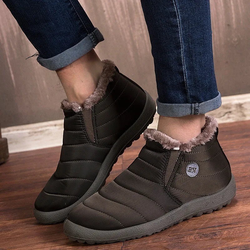 

Women Winter Shoes 2018 New Solid Color Snow Boots Women Shoes Cotton Inside Antiskid Bottom Keep Warm Waterproof Ski Boots