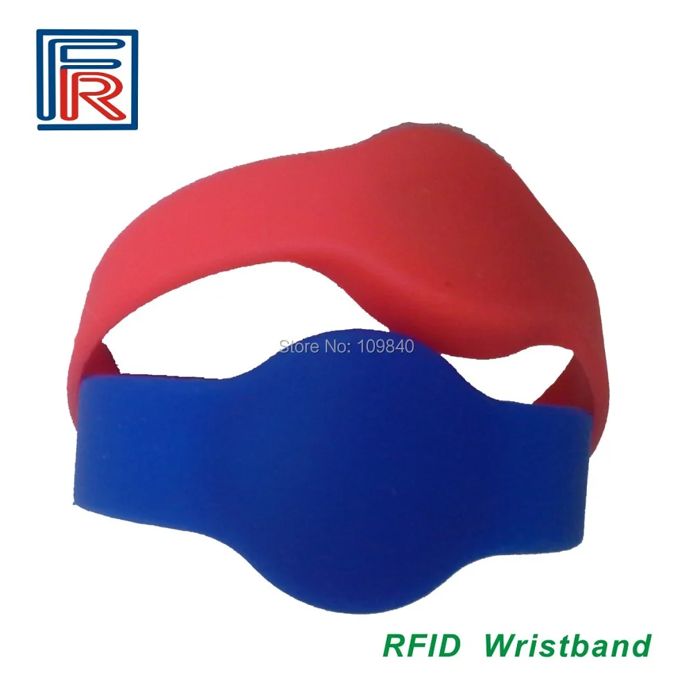 Perfect Hot sell anti-high temperature silicone passive rfid wristband , nfc waterproof bracelet  200pcs/lot 5