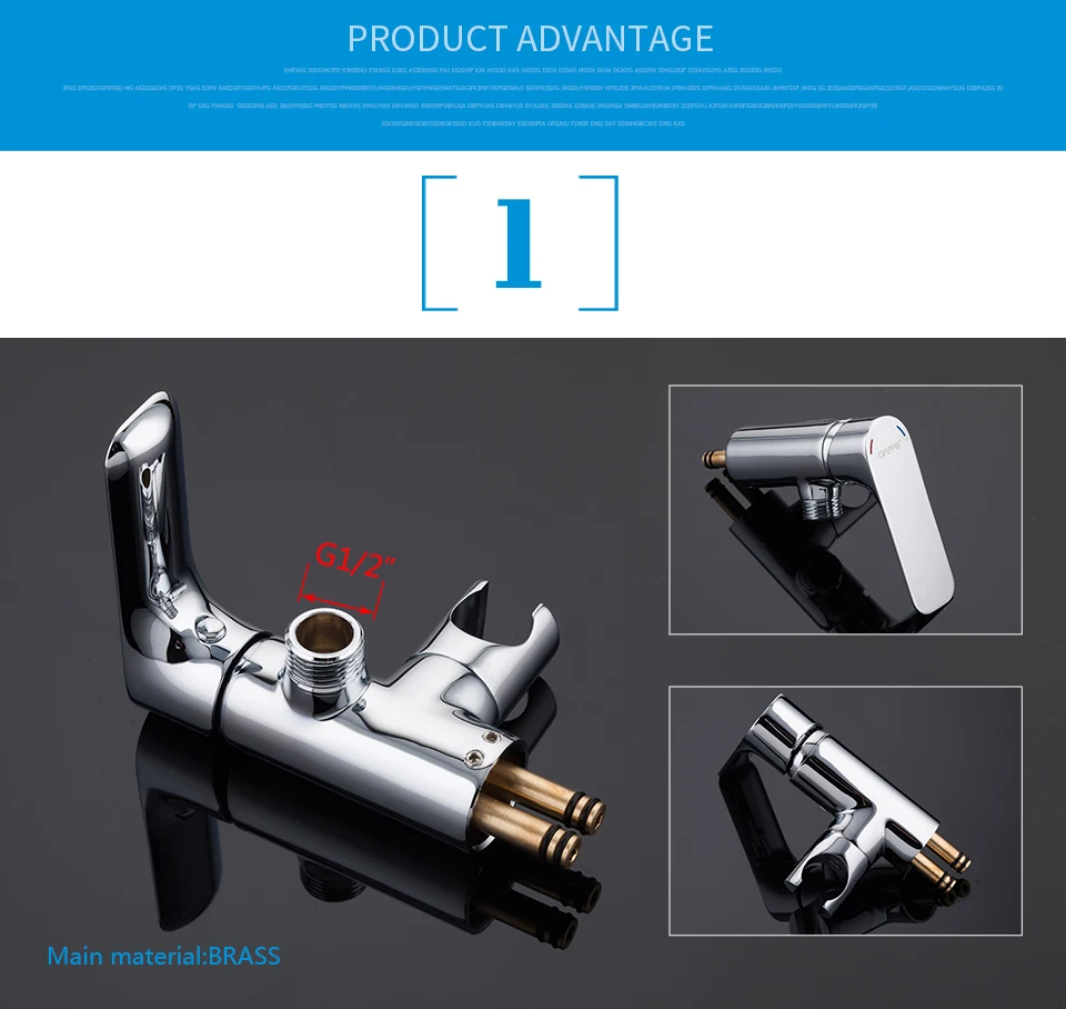 GAPPO Bidet Faucet Brass Toilet shower muslim shower mixer Tap bathroom muslim tap mixers bidet toilet spray shattaf