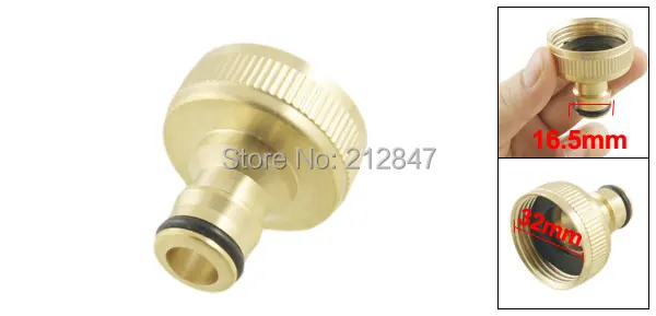 1 PT Female Threaded Brass Tap Connector  e