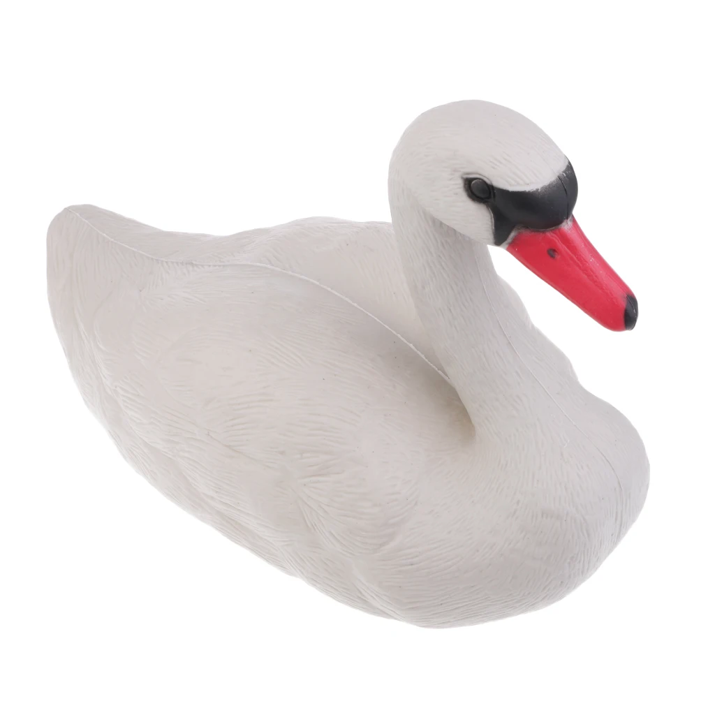 2pcs Swan Hunting Decoys Floating Goose Decoys Garden Decors Yard Scarer Highly simulated 3D lifelike