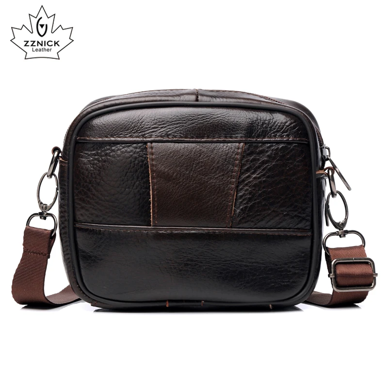 ZZNICK 100% جلد أصلي للرجال حقيبة العلامة التجارية الفاخرة مصمم خمر الأعمال حقيبة ساع الكتف Crossbody حقيبة الرجال الذكور حقيبة ZZNICK 100% جلد أصلي للرجال حقيبة العلامة التجارية الفاخرة مصمم خمر الأعمال حقيبة ساع الكتف Crossbody حقيبة الرجال الذكور حقيبة