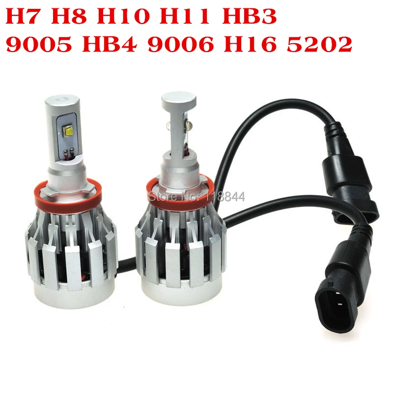 

2Pc Plug&Play 30W 2000LM CREE LED H7 H8 H9 H10 H11 HB3 9005 HB4 9006 H16 5202 WHITE BULB DRL Fog HEADLIGHT NO NEED BALLAST RELAY