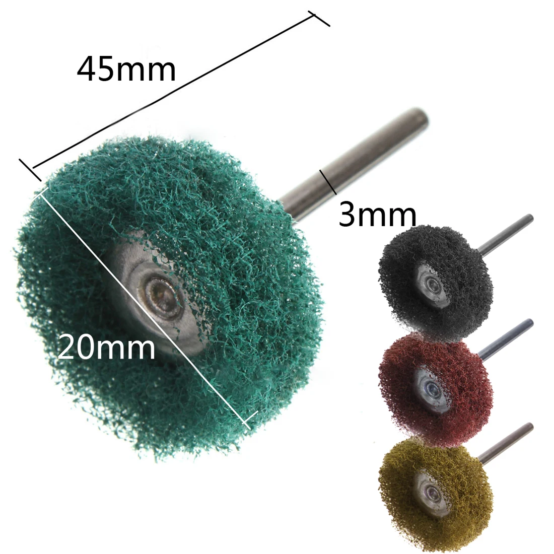 Вращающийся инструмент Dremel аксессуары 10 шт. нейлоновая абразивная колесная