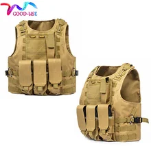 600D Оксфорд открытый охотничий жилет Тактическая Военная облегченная модульная система переноски снаряжения жилет боевой штурмовой многофунциональный жилет CS военный полевой жилет