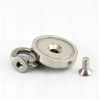 

2pcs D36 mm salvage magnets fishing magnet deep sea holder pot magnets home hold Max 30kg