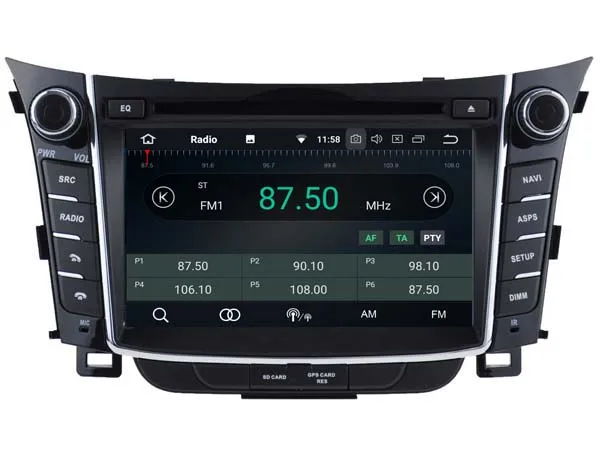 Best car dvd Fit for HYUNDAI i30 2011-2013 stereo navigation HU tape recorder multimedia radio GPS android 8.1.0 head unit 4