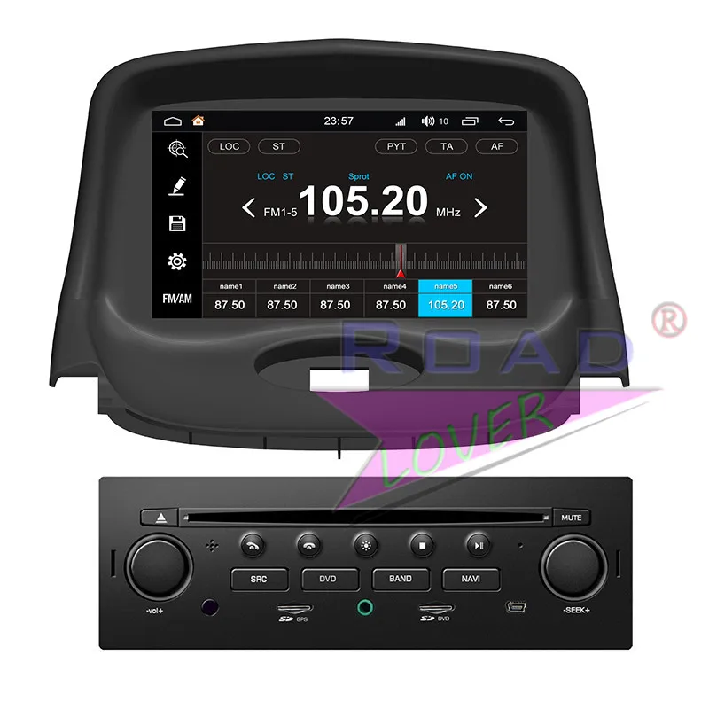 Perfect Winca S200 Android 8.0 Car Radio DVD Player Audio For Peugeot 206 Stereo GPS Navigation Automagnitol 2 Din 7" Auto Radio 5