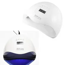 80 Вт УФ 36 светодиодный светильник Сушилка для ногтей маникюр Гель-лак отверждения ЖК-дисплей Авто сенсор таймер профессиональный дизайн ногтей Инструменты США/ЕС штекер