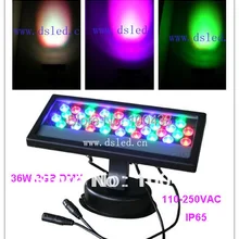 Высокое качество, CE, 36 Вт цифровая матричная светодиодная RGB настенная шайба, цифровая матричная светодиодная RGB прожектор, DMX управляемая, 110-250В AC, DS-T03-36W-RGB-DMX