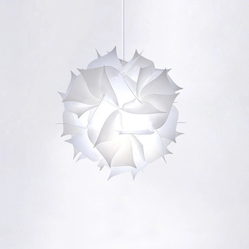 

Nordic Flower Modern DIY Elements IQ Jigsaw Puzzle ZE Lamp Ceiling Chandelier Pendant Lamp Ball Light Lighting 30.5cm