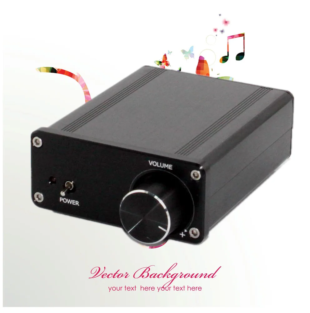 Настольный Мини HiFi цифровой аудио усилитель мощности 100 Вт высокой мощности может толкать 6-8 дюймовые Динамики Звук чистый и яркий