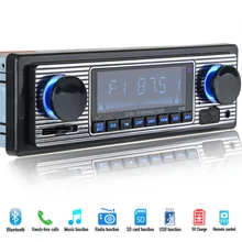 12 В Bluetooth автомобильный Радио плеер стерео FM MP3 USB SD AUX аудио Авто Электроника Авторадио 1 DIN oto teypleri радио para carro