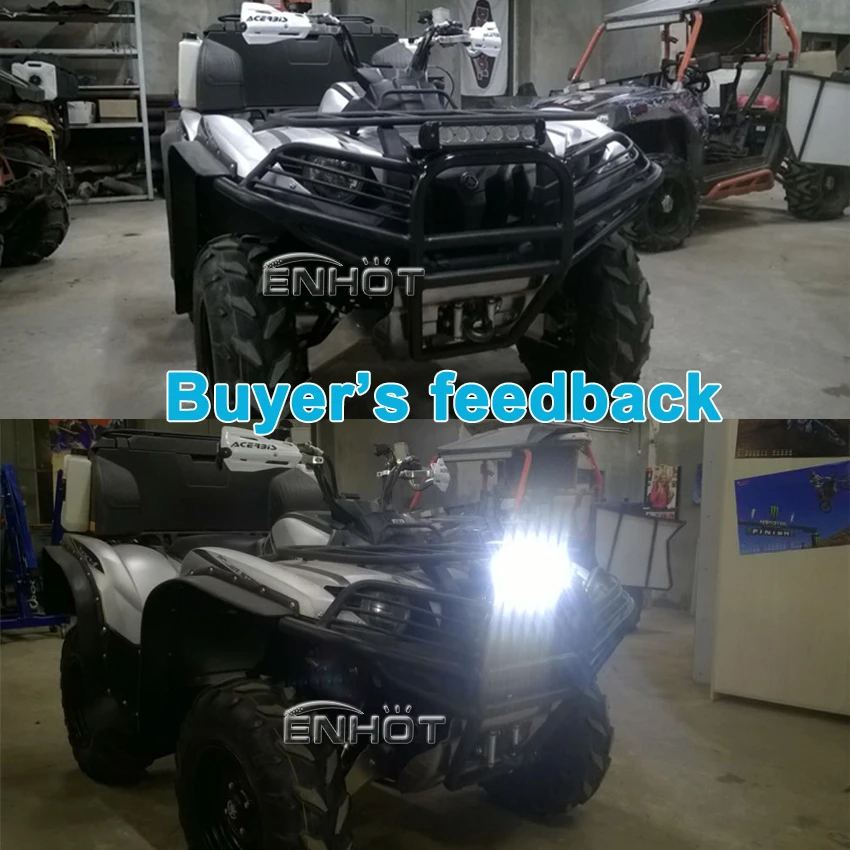 ENHOT 2 шт. 11 дюймов 60 Вт чип CREE светодиодная световая балка для внедорожника ATV