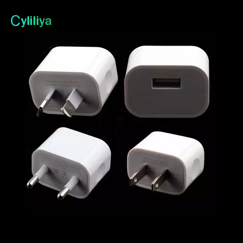 

cyliliya 10pcs Universal 5V Australian AU Plug USB Wall Charger Travel AC small square Power Adapter for iPhone samsung