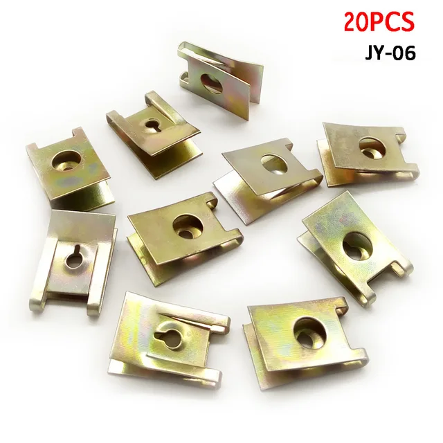 Buy JY 06 20X Car Fastener Clips Screw Base U Type Nut