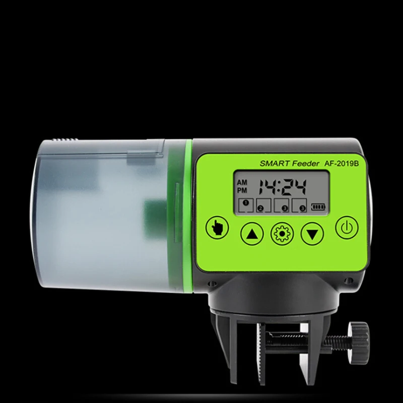 

Automatic Fish Feeder Aquarium Digital Fish Tank Electrical Plastic Timer Feeder Food Feeding Portable Fish Feeder Tool