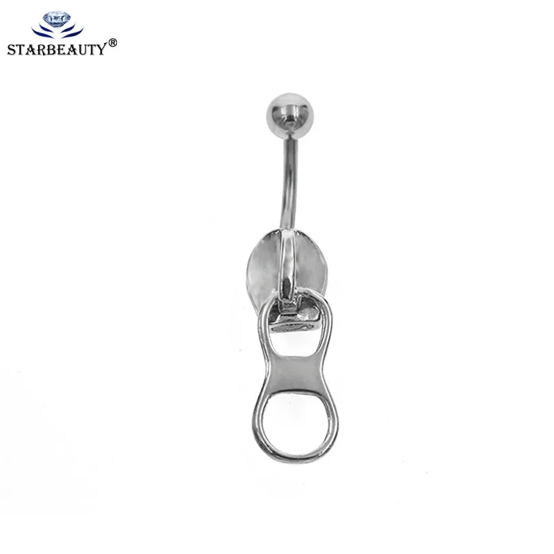 

Unique Zipper head Design Belly Button Rings Navel Body Piercings Percing Nombril Piercing Ombligo Piercing Septo 1 PC