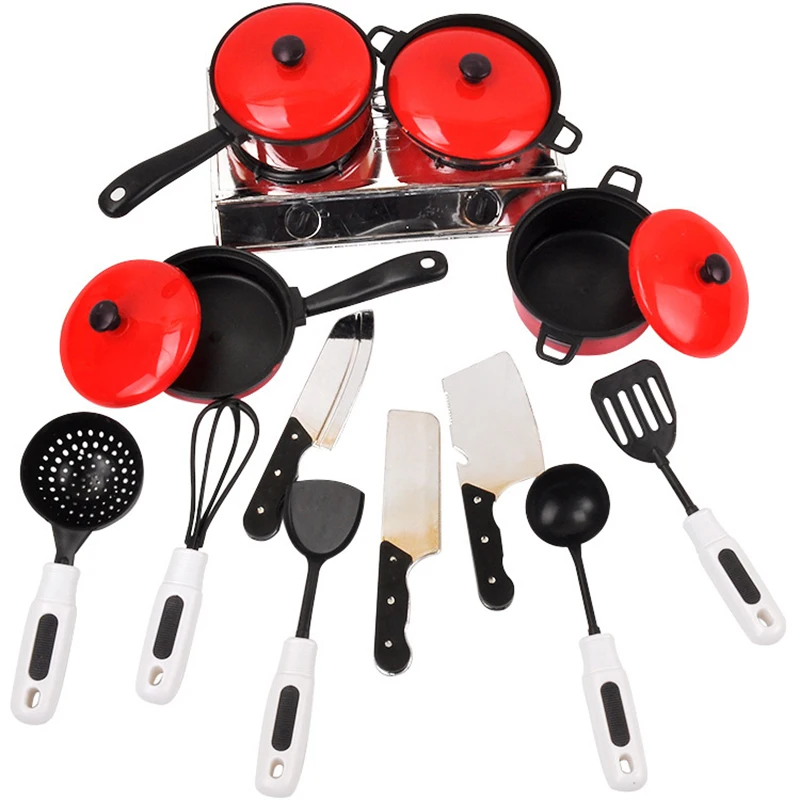 

Toys For Children 13PC Play House Game Simulation Kitchen Utensils Children'S Educational Toys Cooking Toys Kitchen Toys