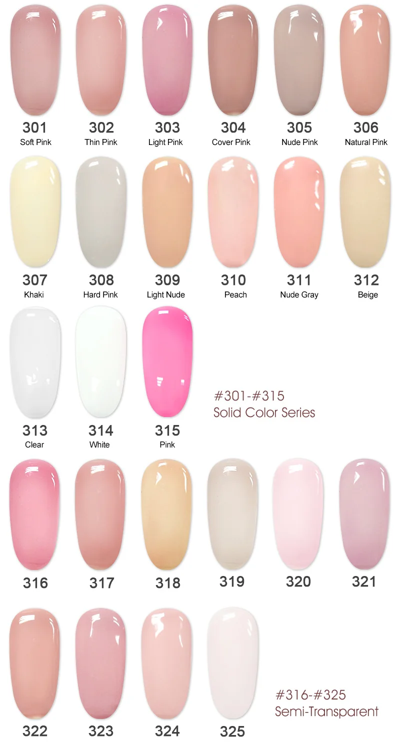 Najtaniej #801 CANNI 1KG silny żel odbudowujący rozszerzenie francuski biały 25 kolorów Soak Off UV przezroczysty żel odbudowujący