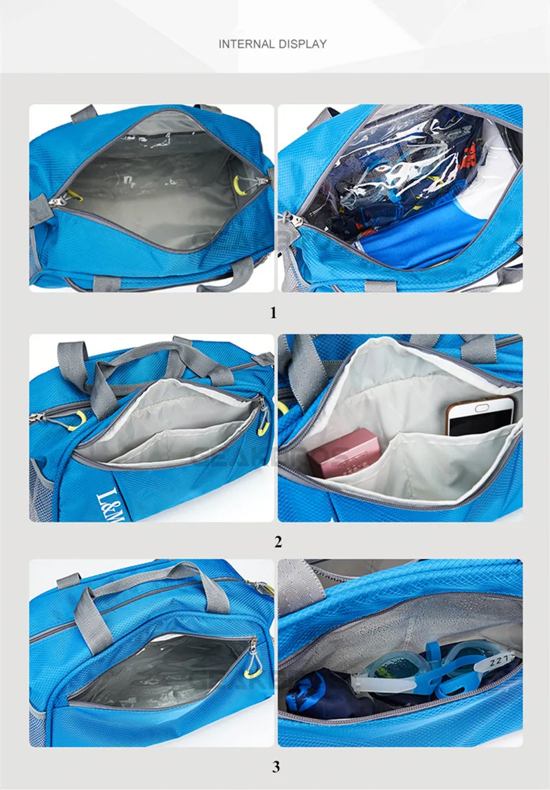 Saco de Desporto Portátil Oxford bolsa de