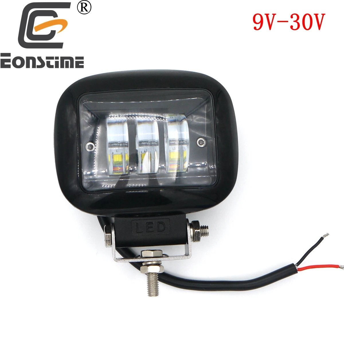 Eonstime 1шт 27W 12V/24V 9LED Круглый светоотражатель туманостойкий отражается на дороге ATV