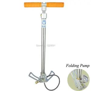BULL Portable 30Mpa hand pcp pump with pressure gauge and valve - AliExpress