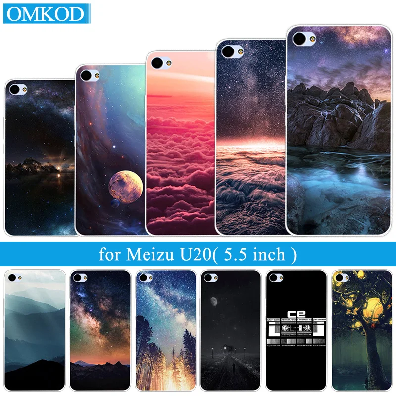 Силиконовый чехол для Meizu U20 U 20 защитный из ТПУ Meilan 5 дюймов чехлы телефонов с