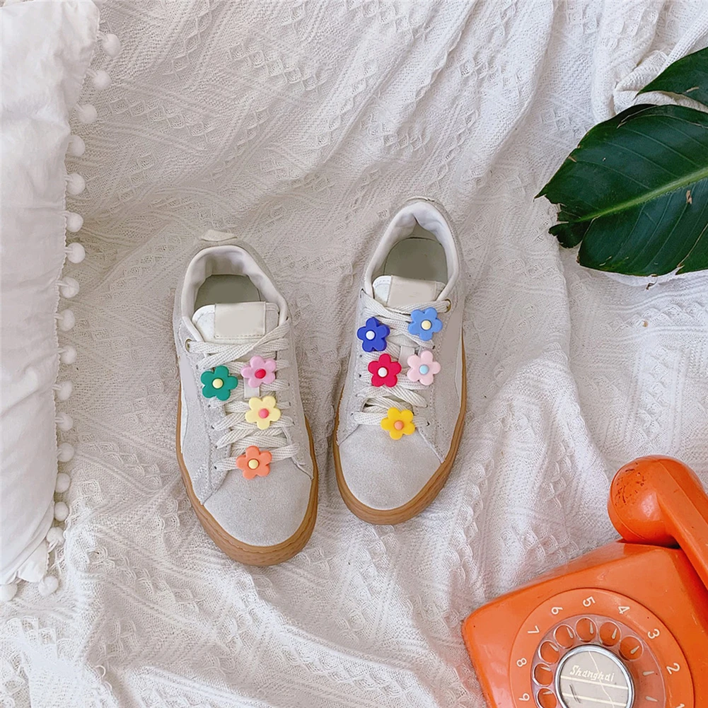 Шнурки декоративная пряжка для шнурков Милая трехмерная обувь цветок пряжка подарки для детей обувь пряжки аксессуары