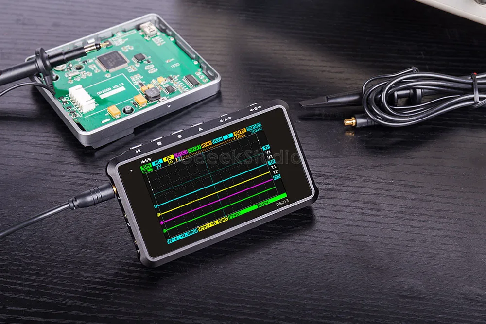 Мини DSO DS213 DSO213 цифровой осциллограф Обновление от DS203 DSO203 с дополнительным