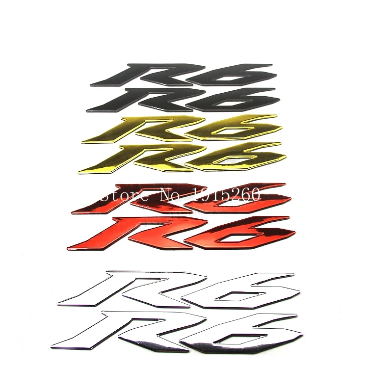 

Motor Body Sticker Decal Case For YAMAHA YZF-R6 YZF R6 R1 Motorcycle Body Shell Stickers 3D Decal Sticker Emblem