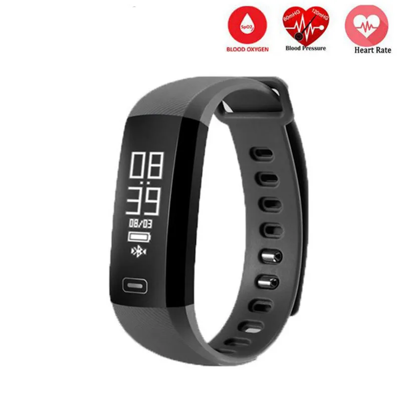 

Smart Wristband Heart Rate Monitor Watches Blood Pressure Blood Oxygen Smart Sport Bracelet Fitness Watch Pk Mi Band 2 Android