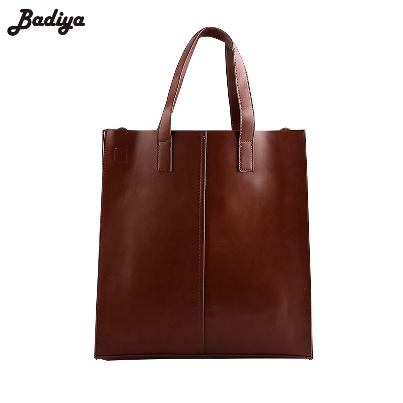 

New Casual Tote Bags Men Solid Leather Handbags Portfolio School Bolsos Mujer Unisex Crossbody Sac Travel Women Messenger Bags