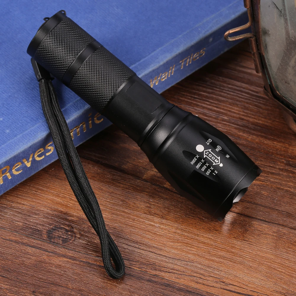 Lanternas e Lanternas 8000 lumens lanterna 5-mode cree Carregador : Recarregável