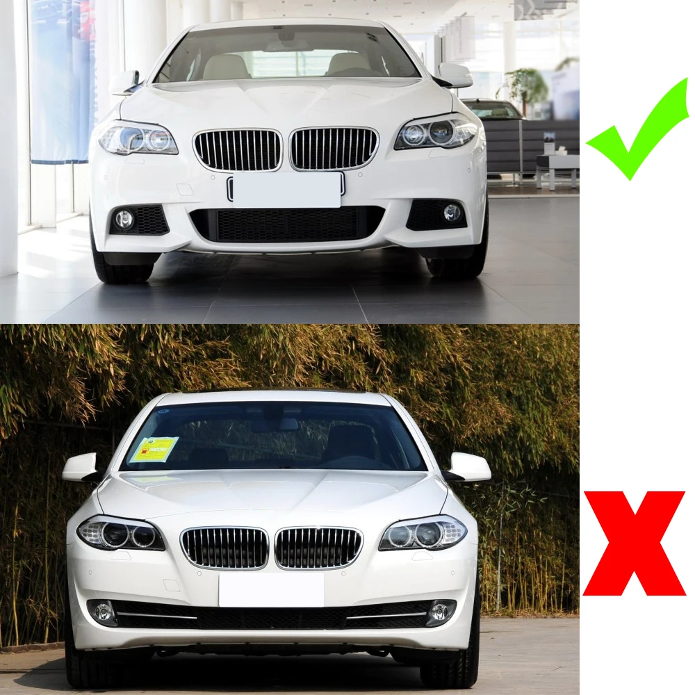 Для BMW 5 Series F10 F11 F18 2013 2016 передний бампер для губ из углеродного волокна