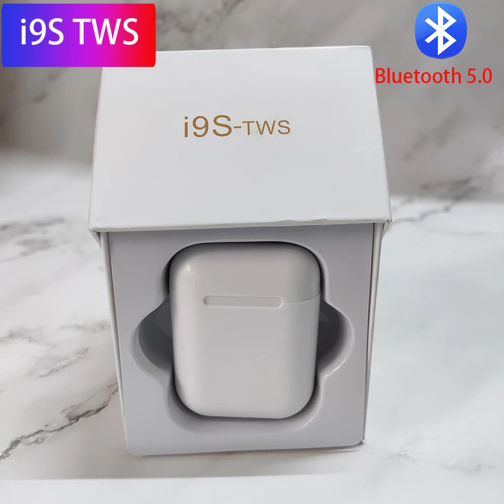 I12 Tws 5,0 Bluetooth спортивные наушники игровая гарнитура i7S i18 i9s стерео беспроводные наушники с микрофоном зарядная коробка