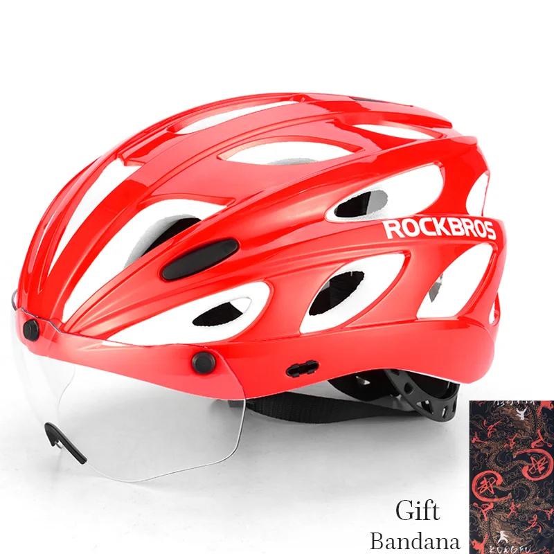 ROCKBROS сверхлегкие спортивные шлемы интегрально-формованные MTB велосипедные шлемы для кемпинга пешего туризма велосипедные шлемы для спорта на открытом воздухе безопасность - Цвет: Red