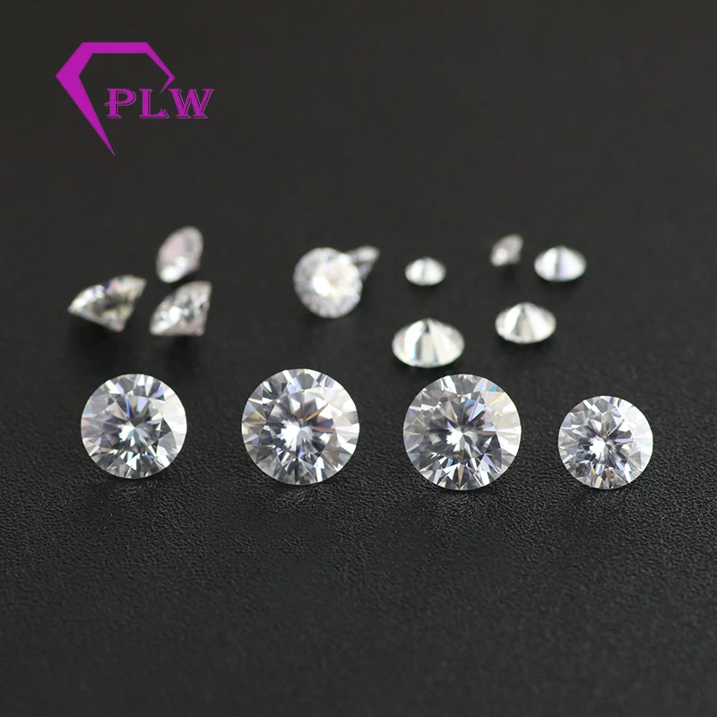 Без сертификат D Цвет 1 шт 0.1ct 3 мм цена оптовой продажи VVS бриллиантовой огранки