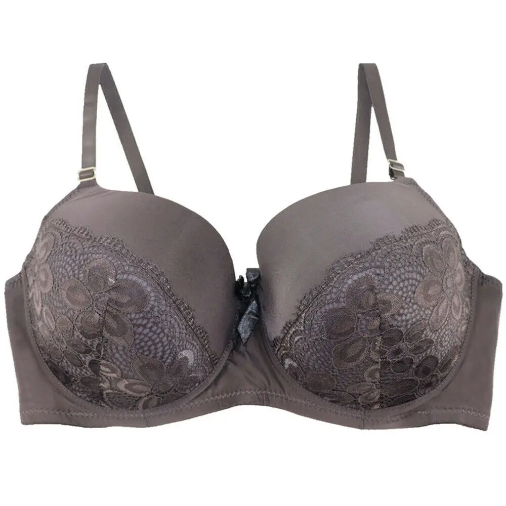 Женский кружевной Бралетт с полной чашкой размер 42DDD 44DDD 46DDD 48DDD Прямая