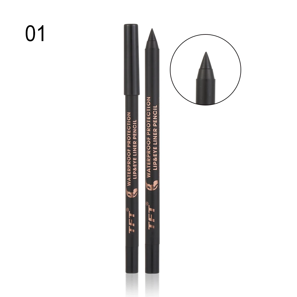 2Pcs Fashion Women Long-lasting Eye Liner Pencil Pigment White Color Waterproof Eyeliner Pen Eye Cosmetics Makeup Tools