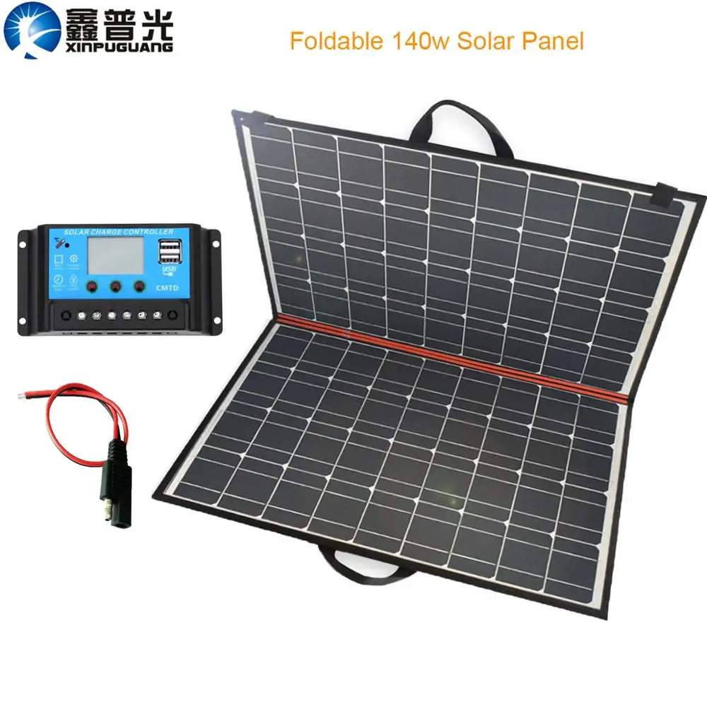 100 W 110W 120W 140w 150W 18v Foldable Solar Panel Portable Outdoor cheap solar panels china for Hiking Car&Boat battery Charger