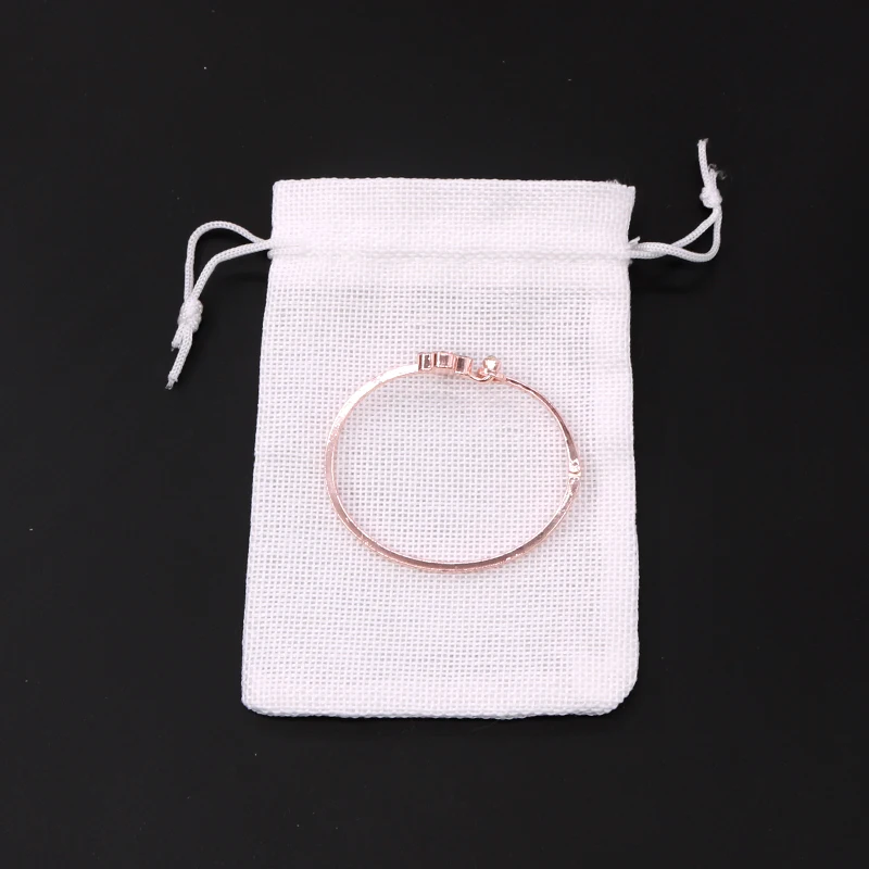 

100pcs/lot 10x14cm Natural Burlap Jute Gift Bags Candy Stored Bag Wedding Favor Packaging Pouch Cotton Muslin Drawstring Pouches