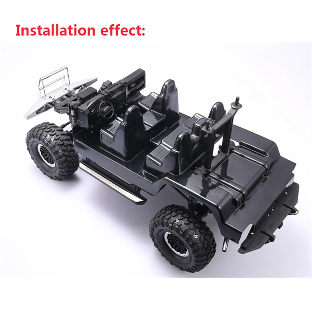 Имитационные комплекты центральной консоли для Traxxas TRX4 Land Rover Defender RC Car DIY часть Dial Light Integration автономный вентилятор