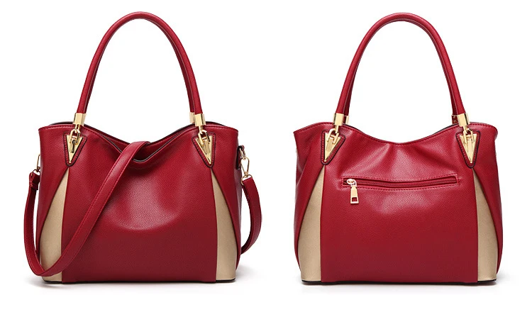 VMOHUO Solid High Quality Pu Leather Women Tote Bag Simple Design Fashion Female Bag Famous Brand Big Capacity Fashion Bags (7)