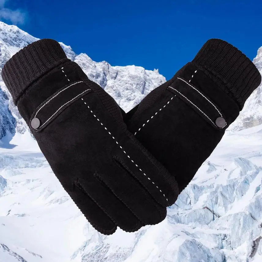 Зимние перчатки мужские утепленные зимние сноуборд кашемировые мужские перчатки высокого качества