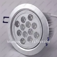12 Вт высокой мощности 12 светодиодный встраиваемый потолочный светильник для шкафа Точечный светильник, лампочка теплая/чистая белая