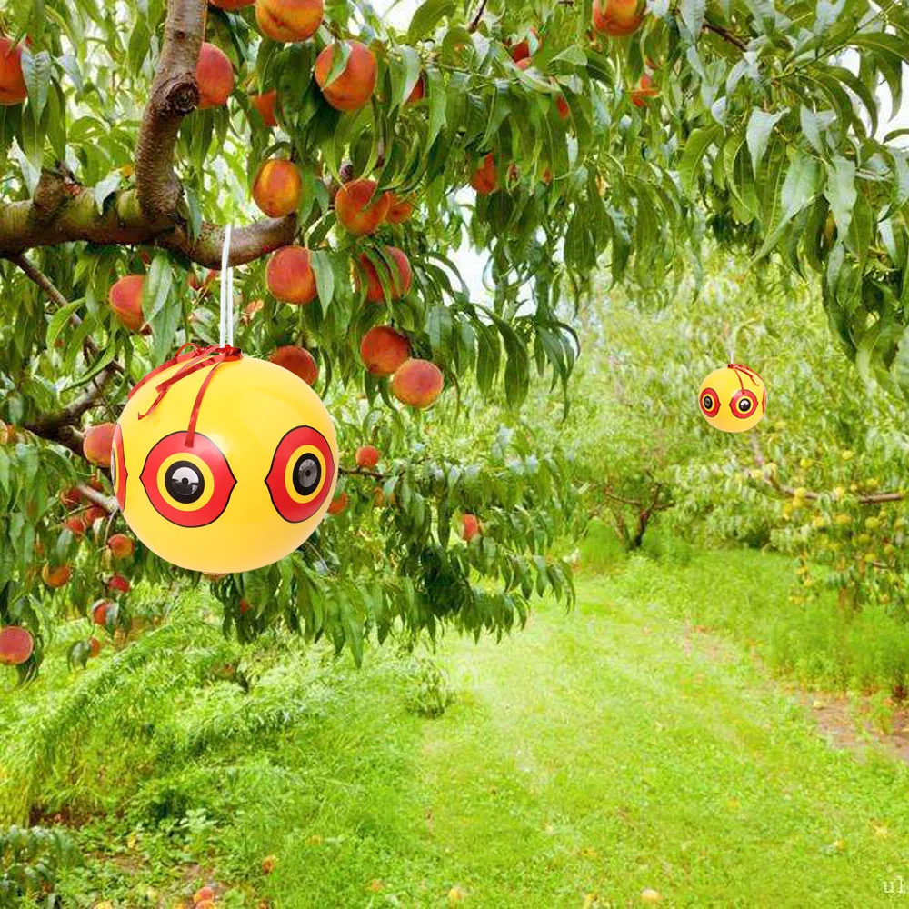 PCO Bird Repellent Predator Eyes Balloons, Bird Scarer Pest Bird Resistance Tools Gear Pest Control, Pack of 3 PCO Bird Repellent Predator Eyes Balloons, Bird Scarer Pest Bird Resistance Tools Gear Pest Control, Pack of 3